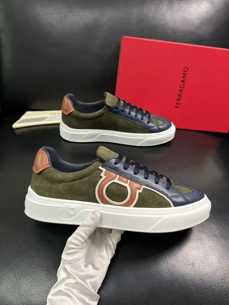 Salvatore Ferragamo Кроссовки мужские — Фото 4