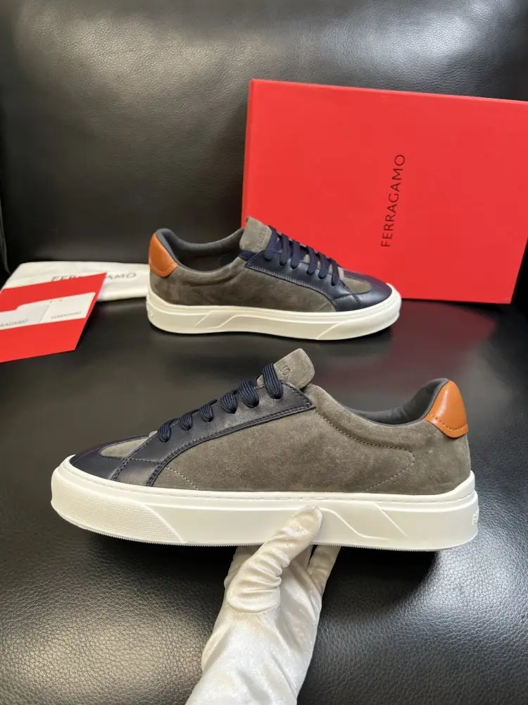 Salvatore Ferragamo Кроссовки мужские — Фото 5