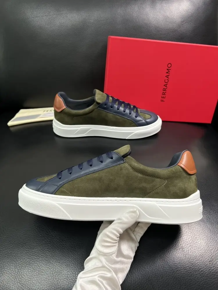 Salvatore Ferragamo Кроссовки мужские — Фото 5