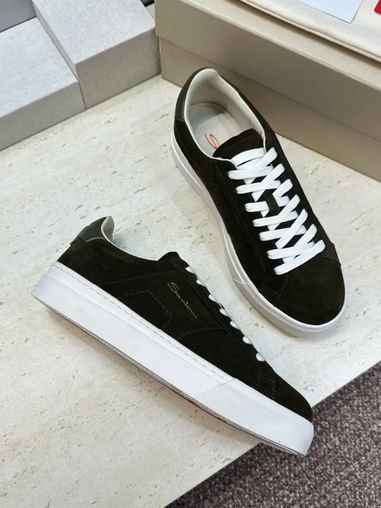 Santoni Кеды мужские — Фото 4