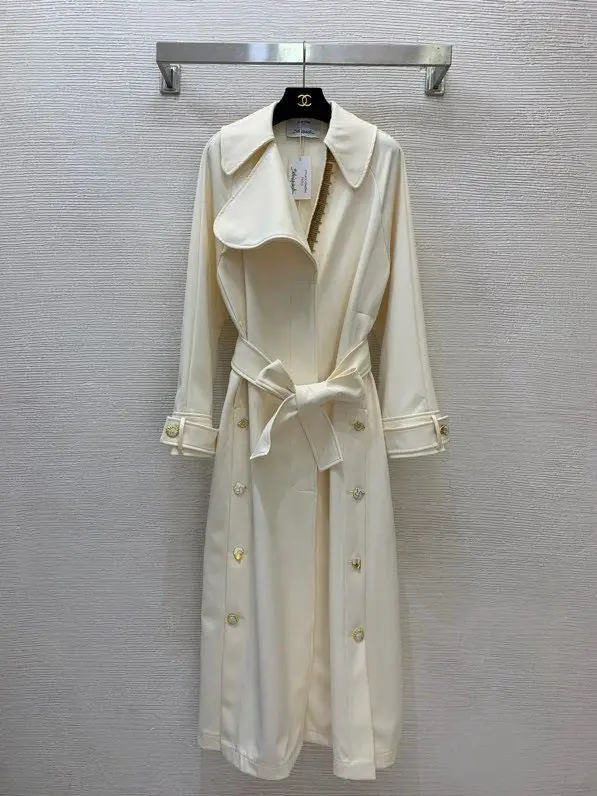 Schiaparelli — Тренч с длинными рукавами и широкими лацканами