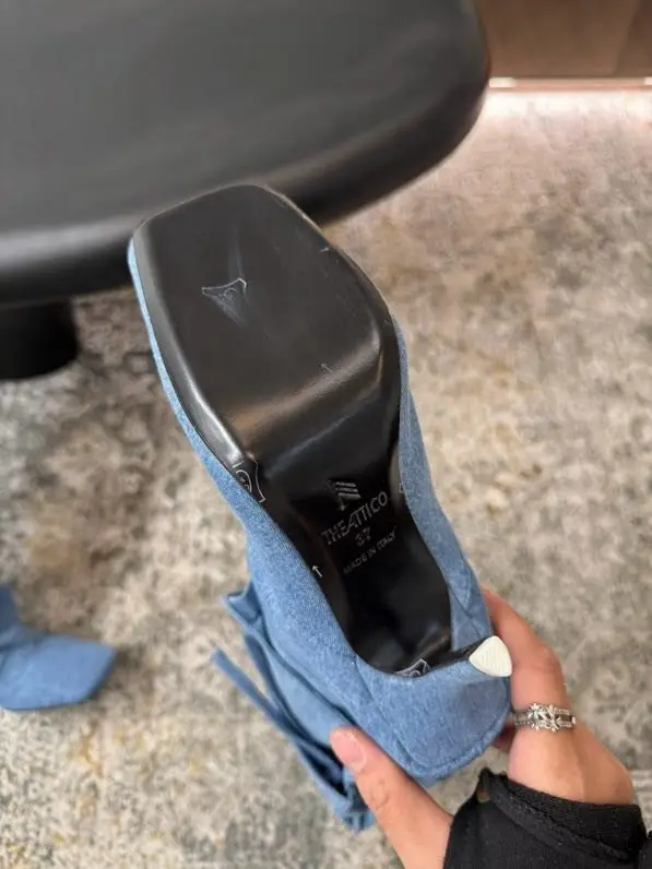 The Attico Boots denim women's — Photo 2