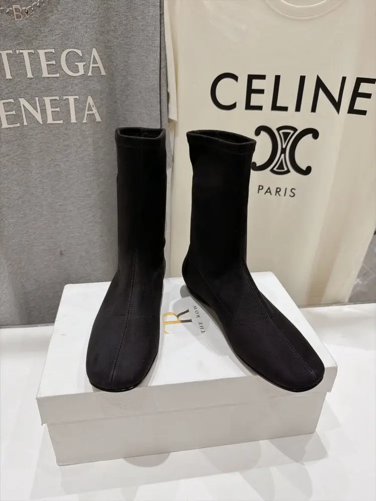 THE ROW Boots women's Chelsea Mid-Calf Boots — Photo 2