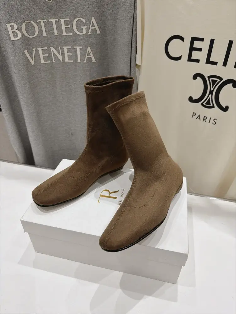 THE ROW Boots women's Chelsea Mid-Calf Boots — Photo 3