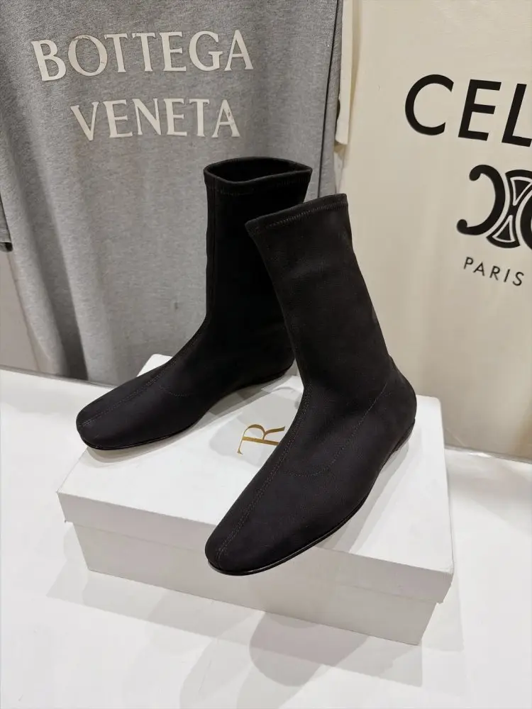 THE ROW Boots women's Chelsea Mid-Calf Boots — Photo 3