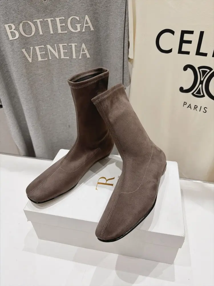 THE ROW Boots women's Chelsea Mid-Calf Boots — Photo 3