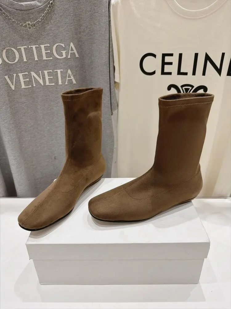 THE ROW Boots women's Chelsea Mid-Calf Boots — Photo 4