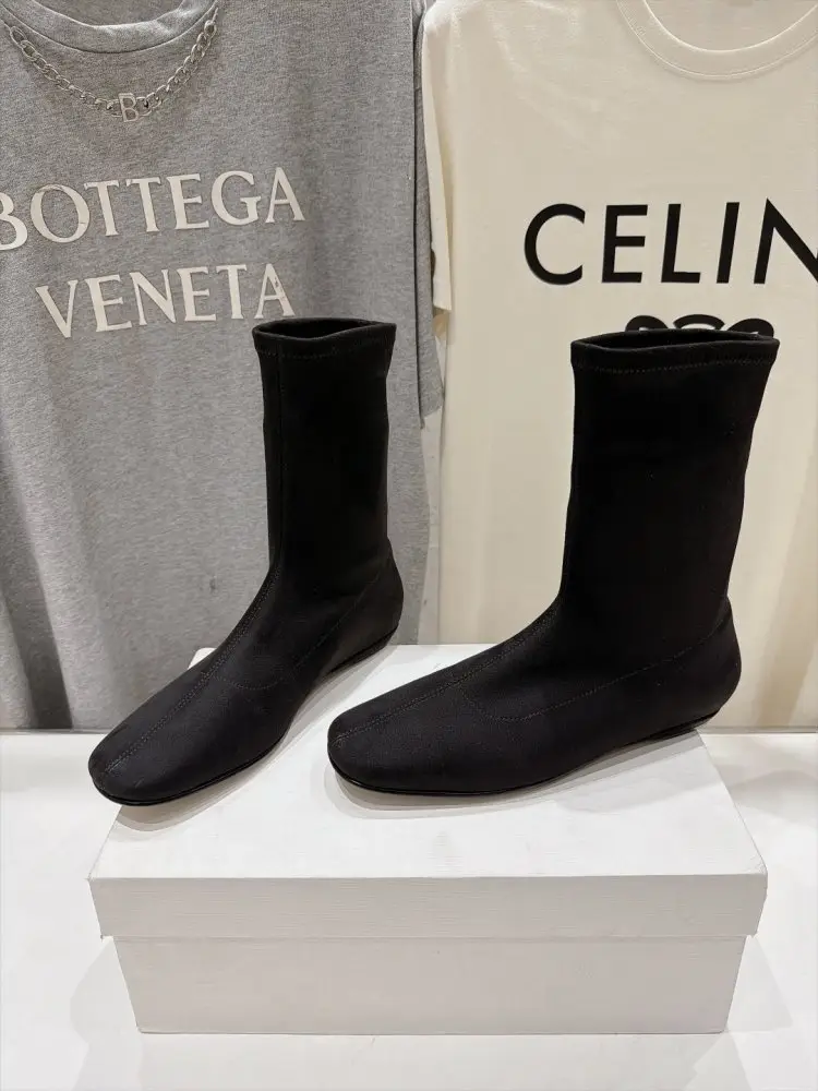 THE ROW Boots women's Chelsea Mid-Calf Boots — Photo 4
