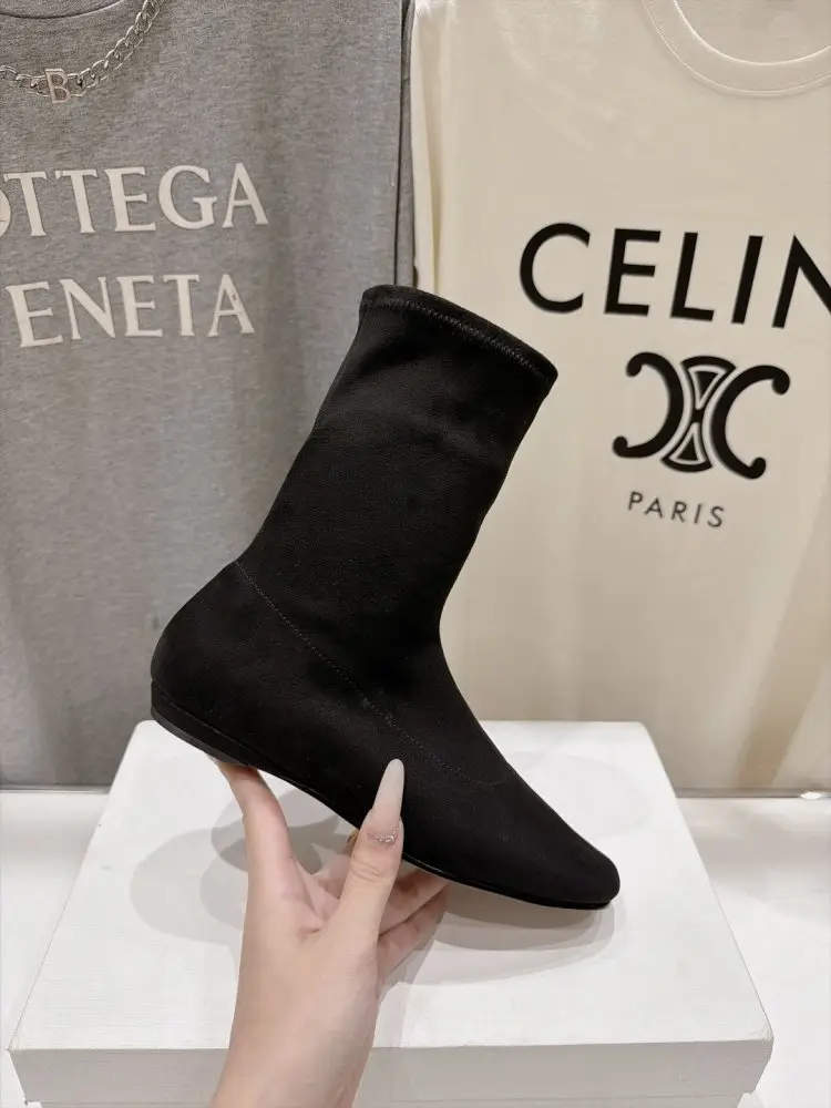THE ROW Boots women's Chelsea Mid-Calf Boots — Photo 5