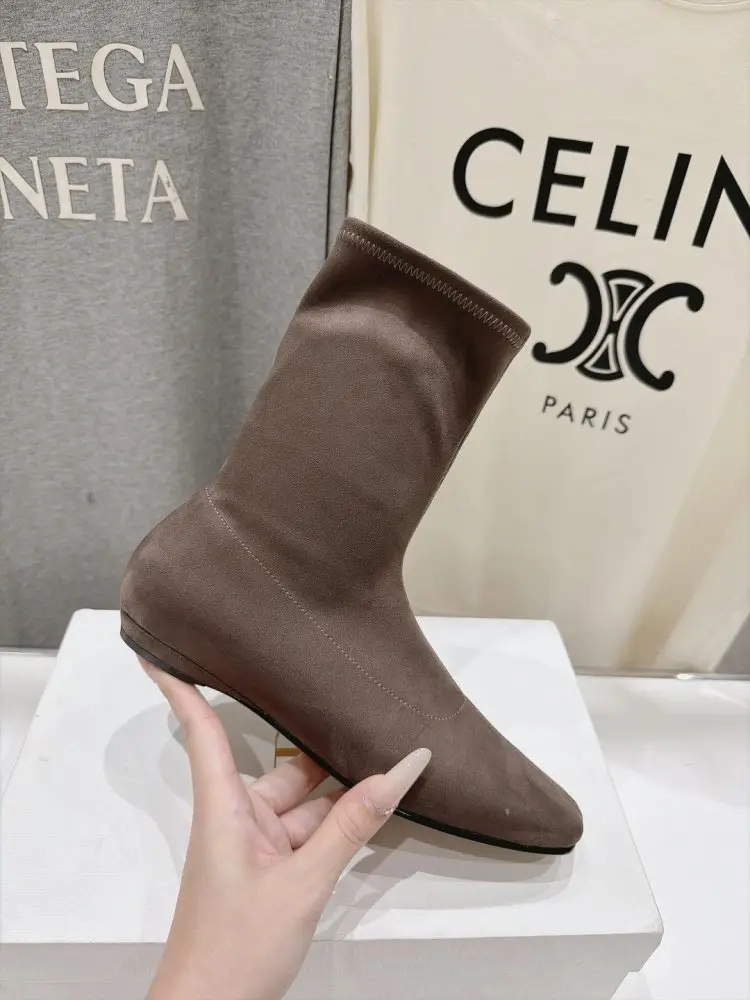 THE ROW Boots women's Chelsea Mid-Calf Boots — Photo 5