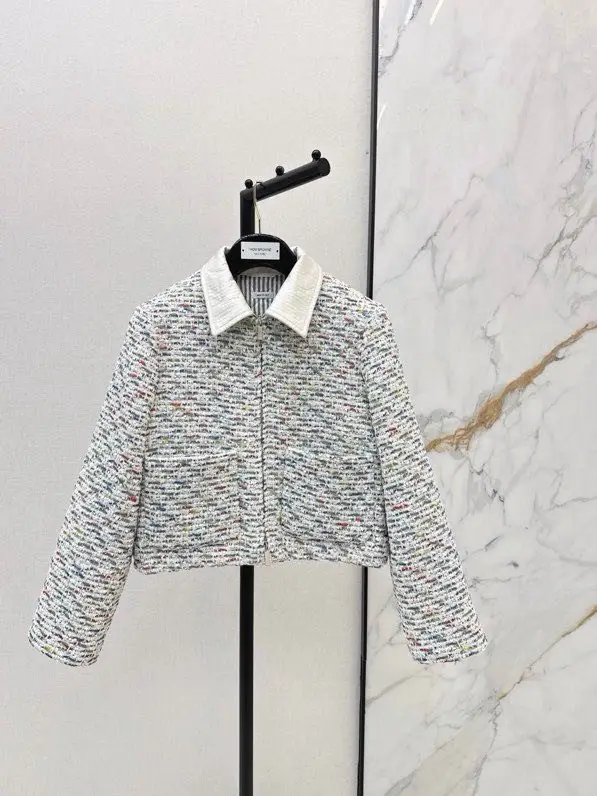 Thom Browne — Куртка из твида с пайетками