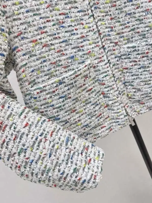 Thom Browne Jacket of tweed from paillettes — Photo 4