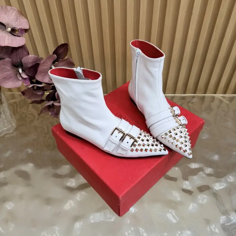 Valentino Ботильоны с острым носком и заклепками — Фото 3