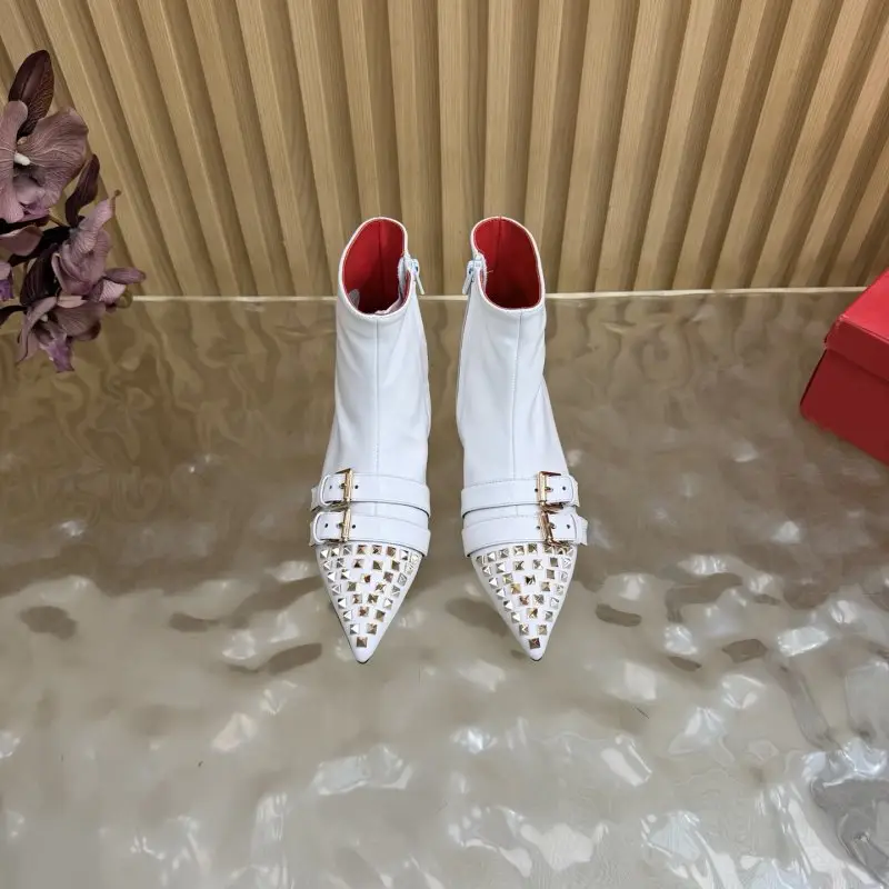 Valentino Ботильоны с острым носком и заклепками — Фото 4