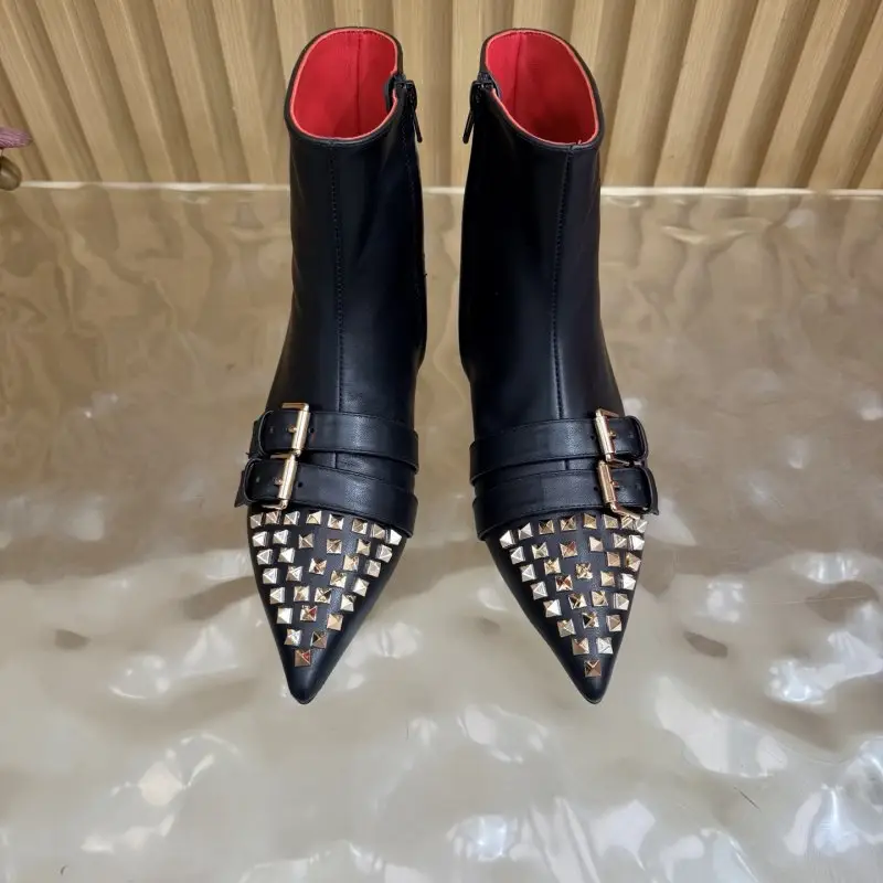 Valentino Ботильоны с острым носком и заклепками — Фото 5