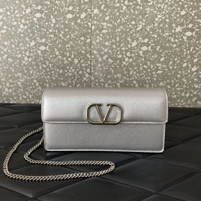 Valentino — Handbag clutch 20 cm leather women's