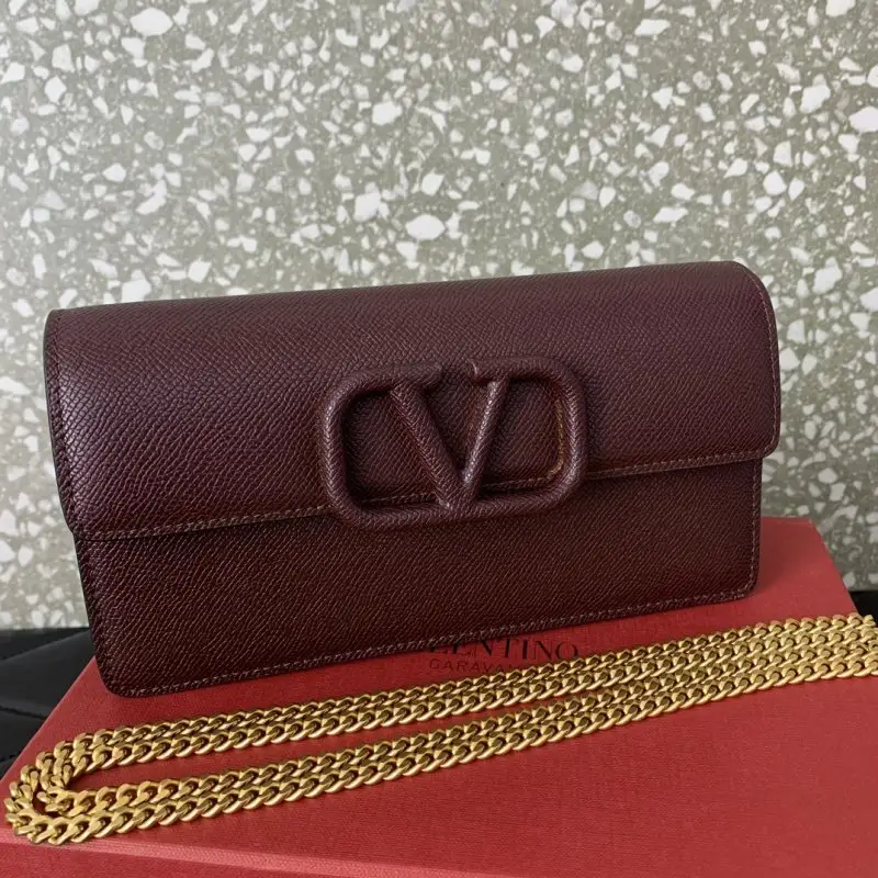 Valentino Handbag clutch 20 cm leather women's — Photo 4
