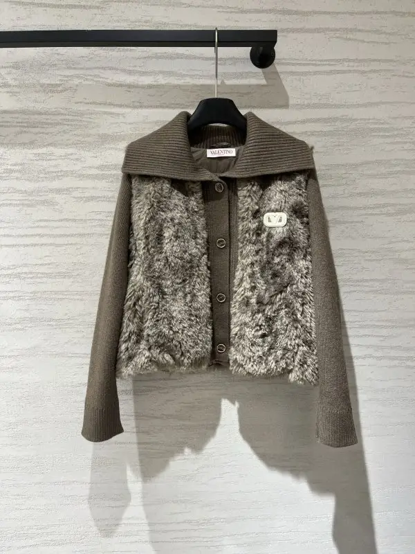 Valentino — Jacket Down jacket women's from fur finished