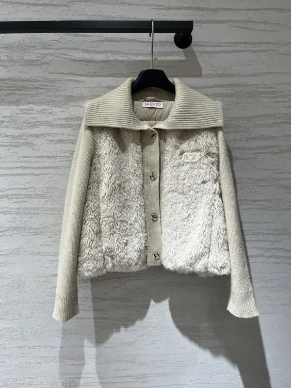 Valentino — Jacket Down jacket women's from fur finished