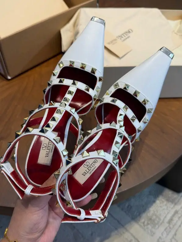 Valentino Туфлі з заклепками на високому підборах — Фото 2