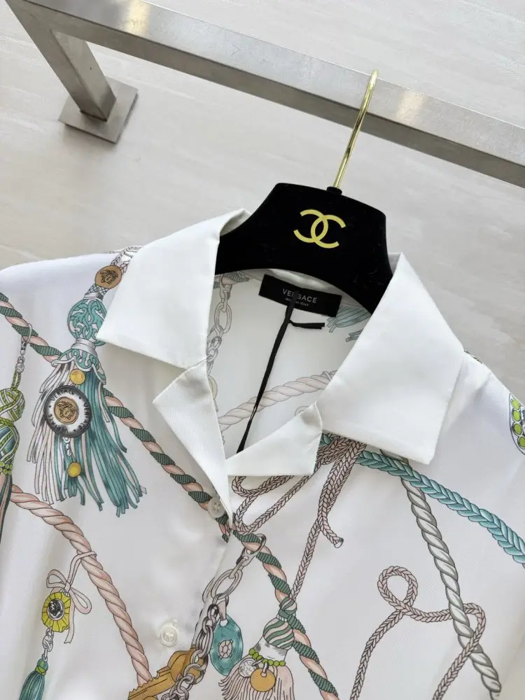 Versace Платье шелковое — Фото 3