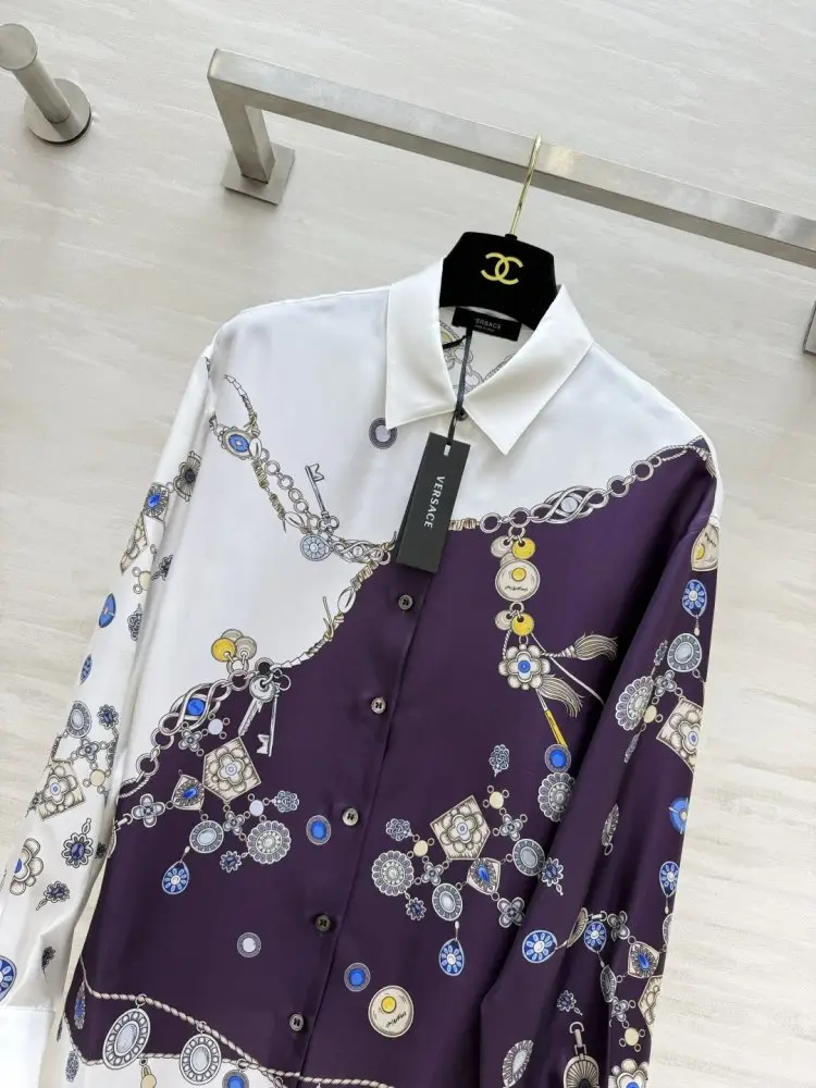 Versace Silk shirt women's — Photo 4