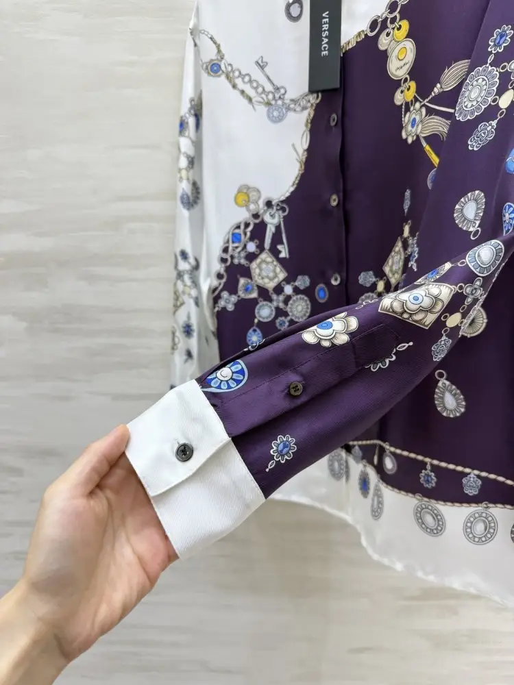 Versace Silk shirt women's — Photo 5