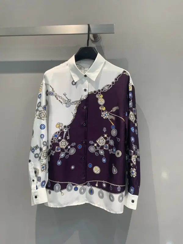 Versace — Жіноча шовкова сорочка