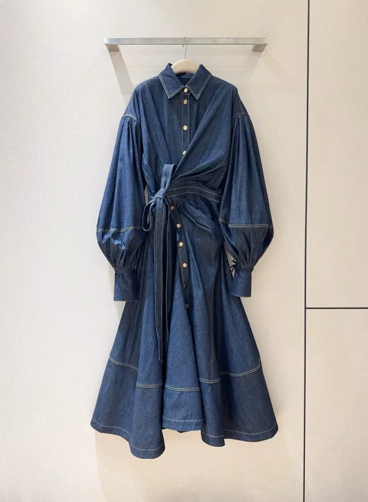 Платье джинсовое
