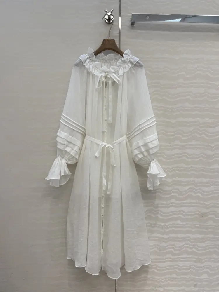 Zimmermann — Платье белое льняое