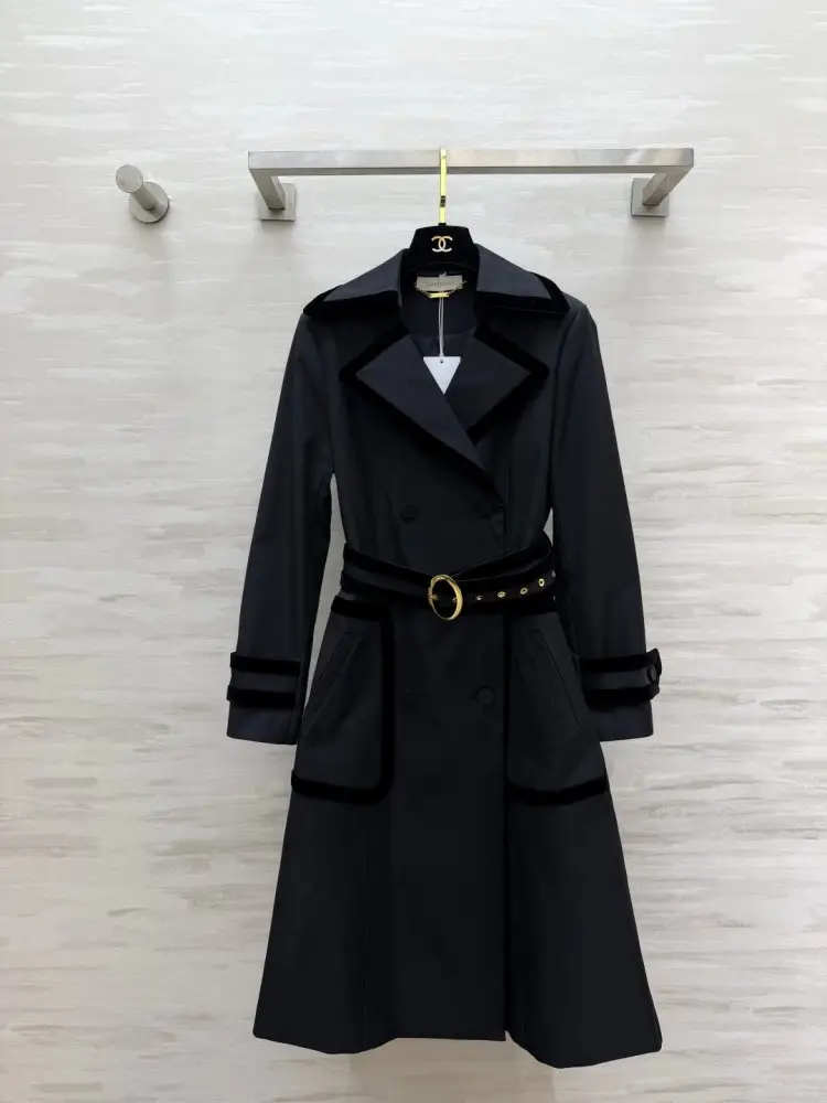 Zimmermann — The black velvet a long trench