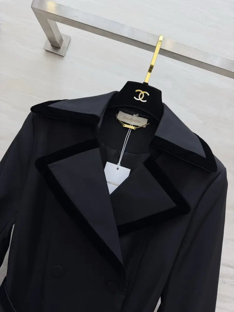 Zimmermann The black velvet a long trench — Photo 3