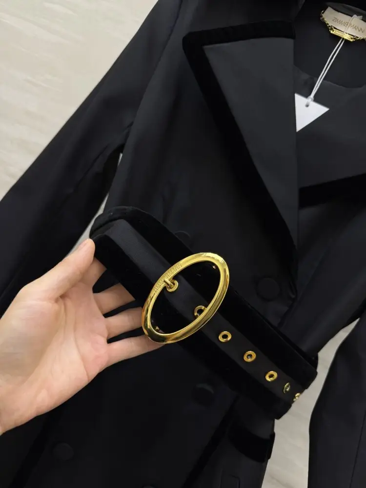 Zimmermann The black velvet a long trench — Photo 5
